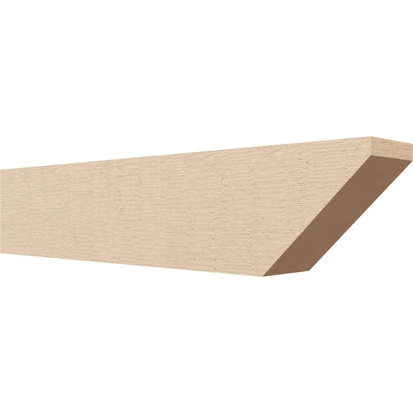 Ekena Millwork 4in. W x 6in. H x 28in. L Concord Woodgrain TimberThane Rafter Tail, Primed Tan RFTUR04X06X28CONRCPR - main
